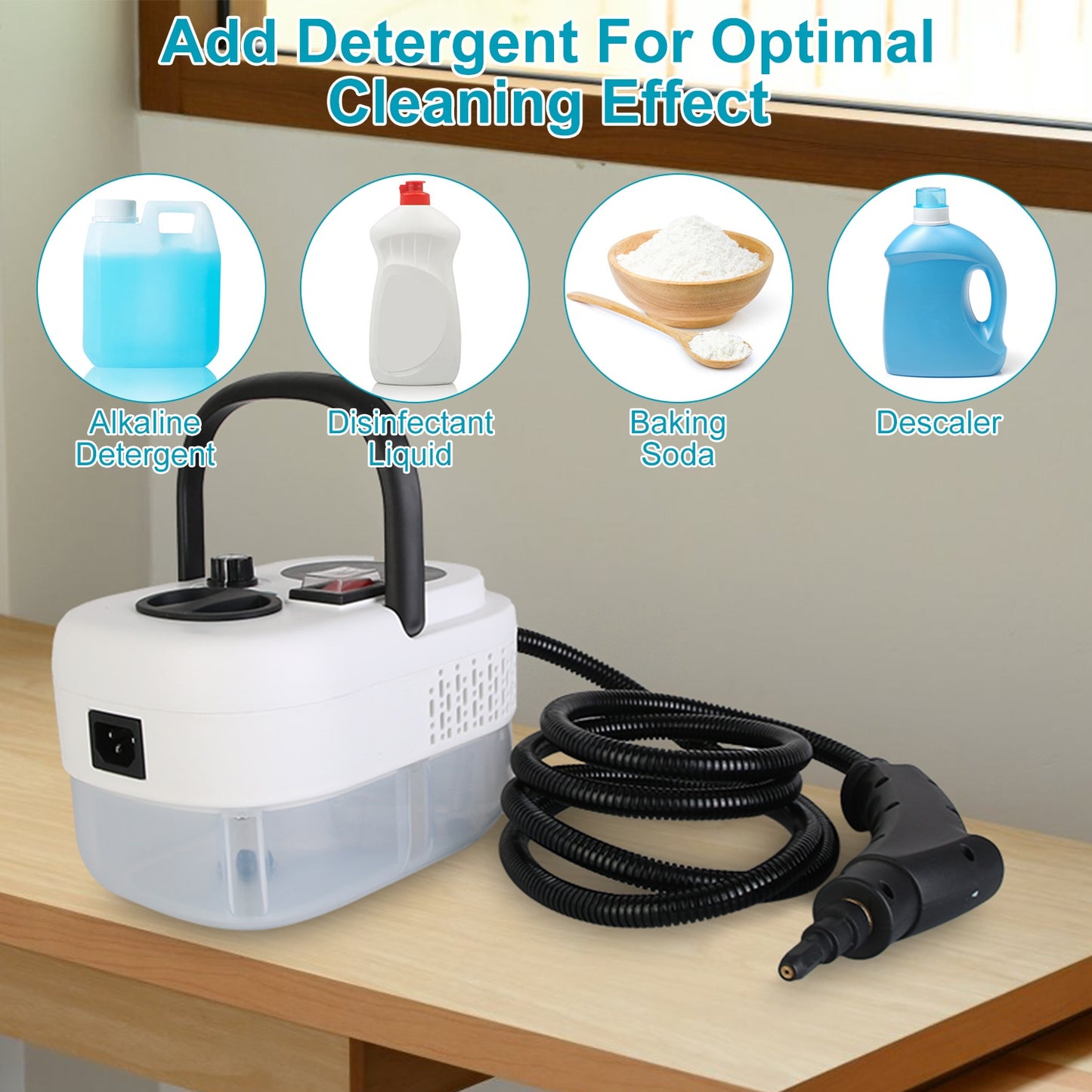 EaseSteam™ 2500W Handheld Steamer – Home & Car
