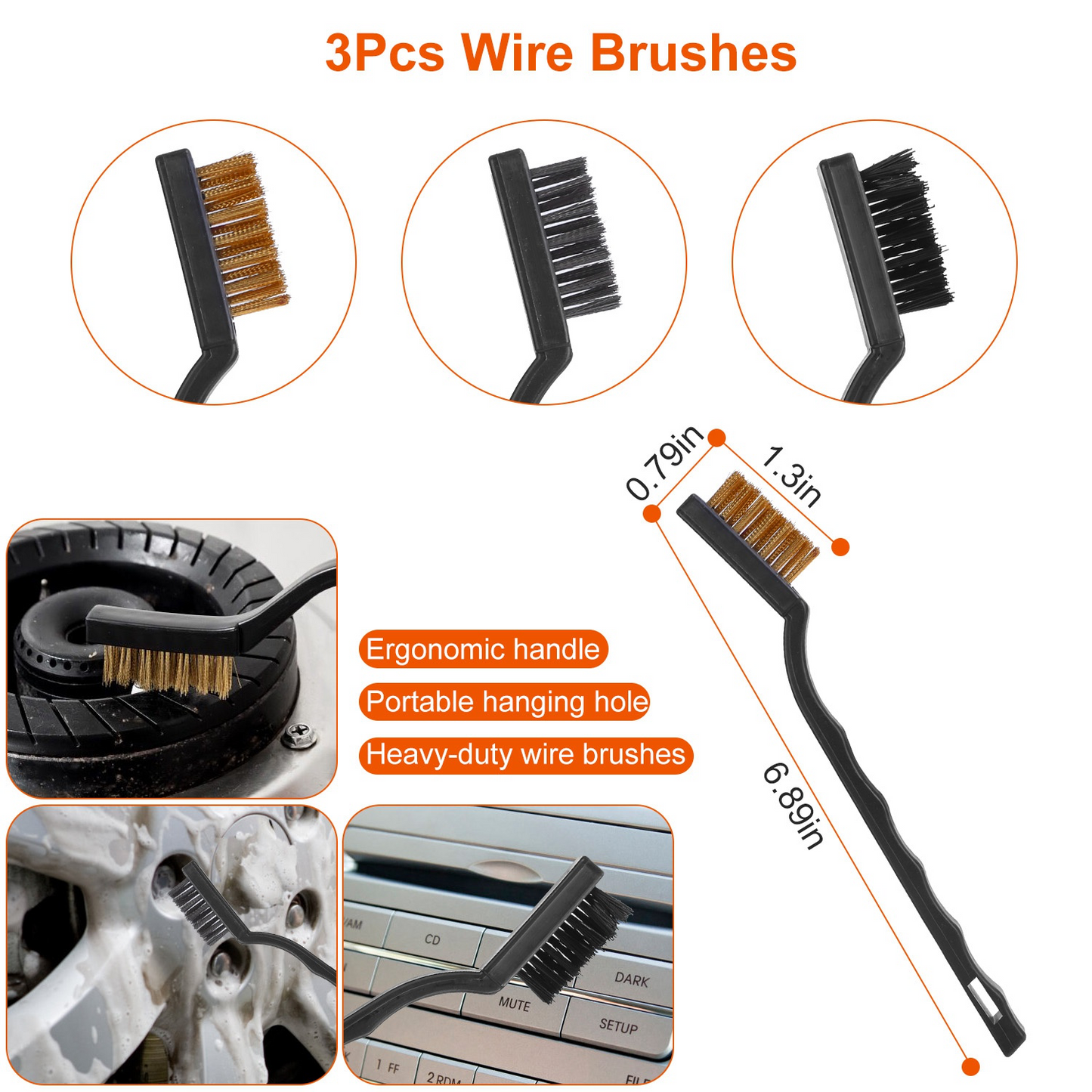 26-in-1 Car Detailing Brush & Cleaning Kit