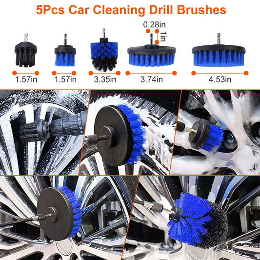 26-in-1 Car Detailing Brush & Cleaning Kit